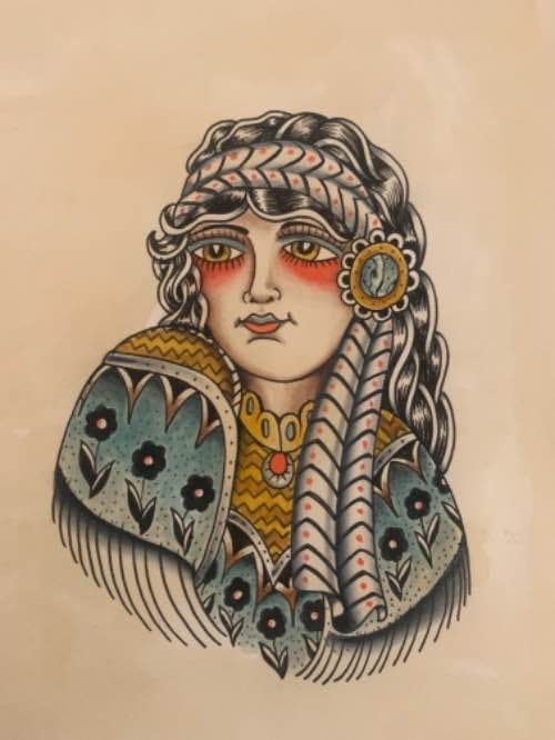 Golden Eye Lady